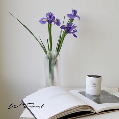 Decorative rainbow vase for bright and cheerful flower arrangements