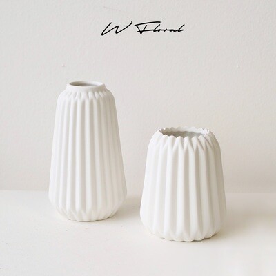 Modern Origami Vase with sculptural geometric silhouette