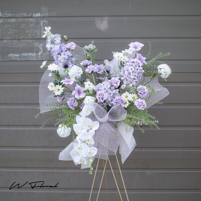 Celestial Blooms faux grand opening flower arrangement Toronto