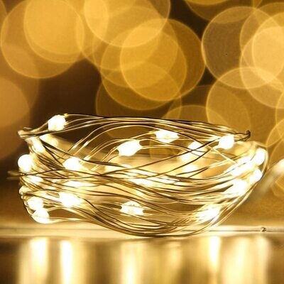 LED light string add-on for bouquets and floral gifts