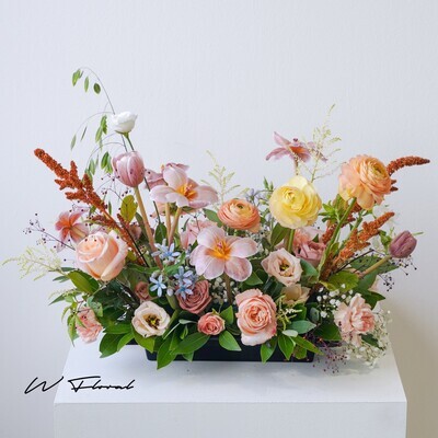 Luxe Vaseless Garden Look Centrepiece - Double Sided