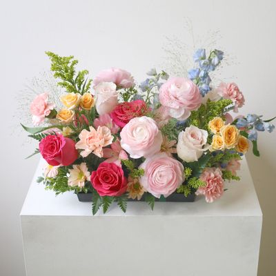 Luxe Vaseless Garden Look Centrepiece - Double Sided