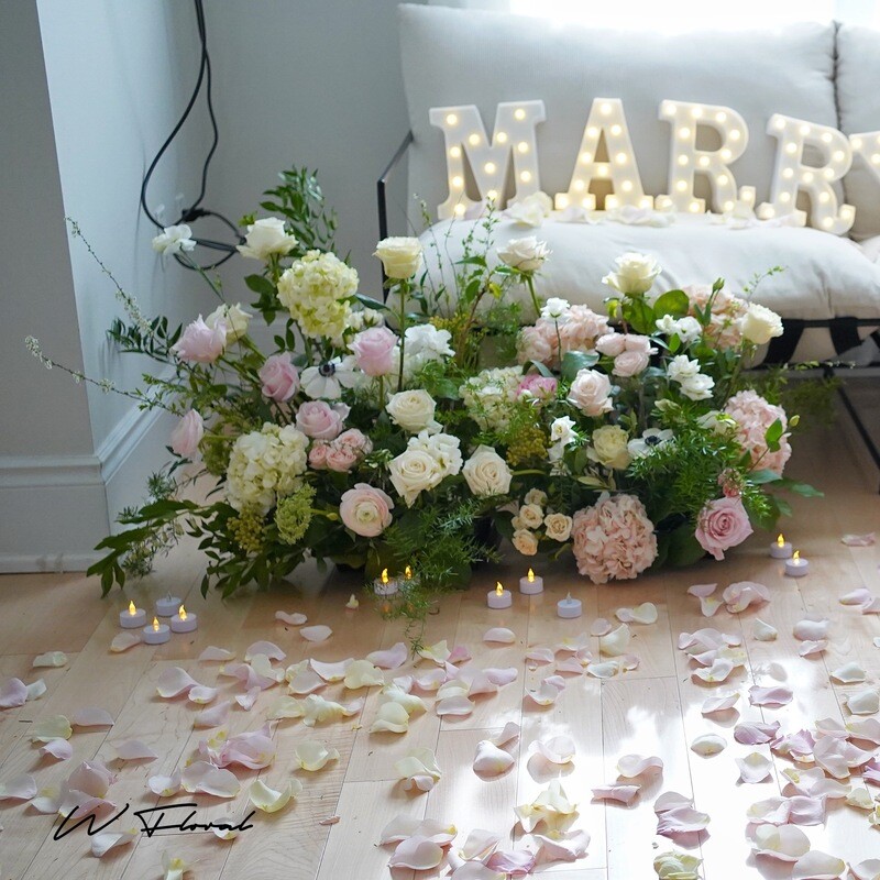 3 Feet Long Floor Arrangement
