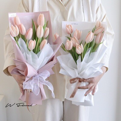 Peach Fizz - Holland Exclusive Peach Tulip Bouquet