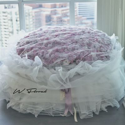 Grand 999 lavender rose bouquet for anniversary and milestone celebrations
