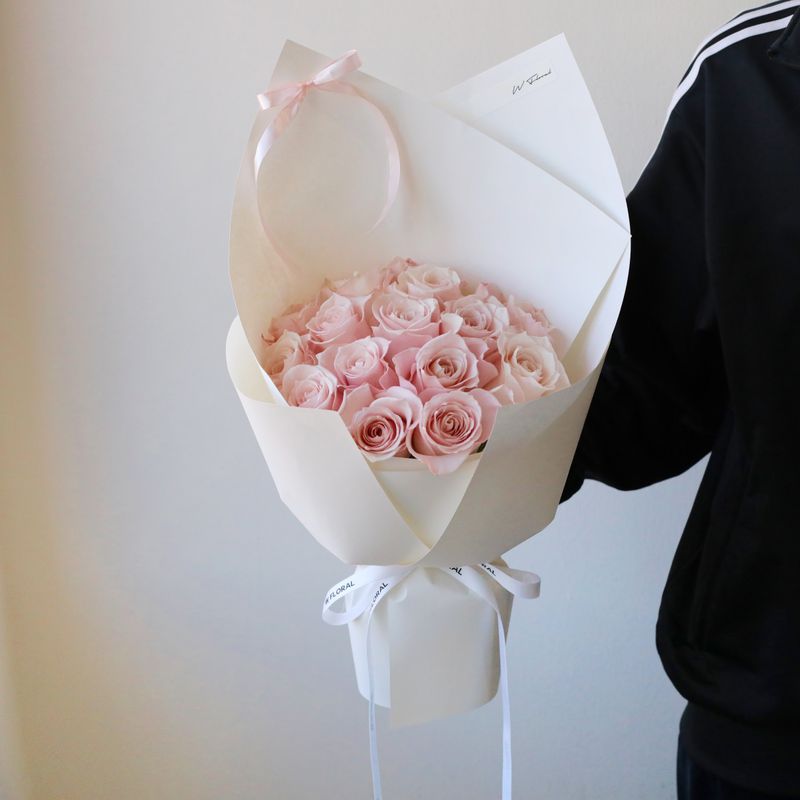 My Juliet Round Bouquet -  Pink