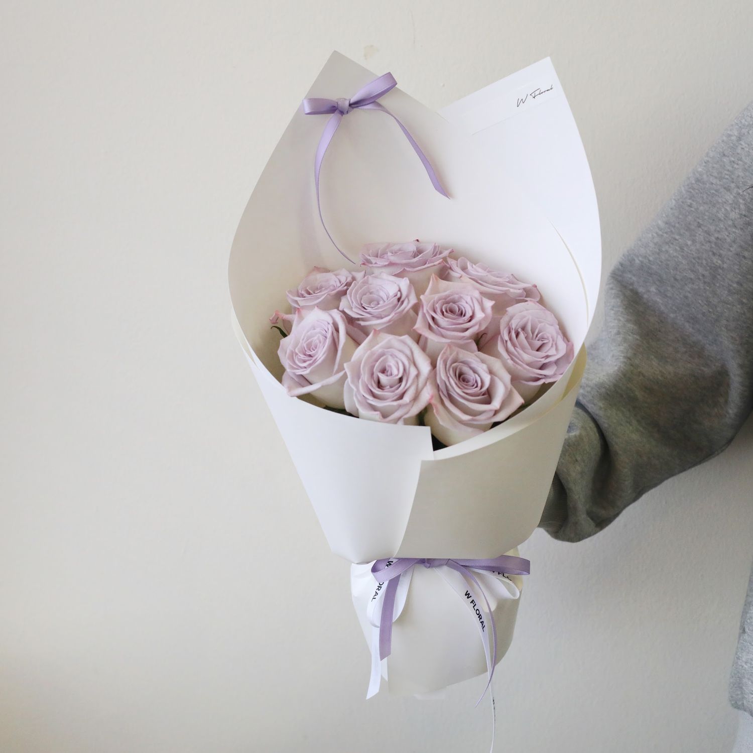 My Juliet Round Bouquet -  Lavender