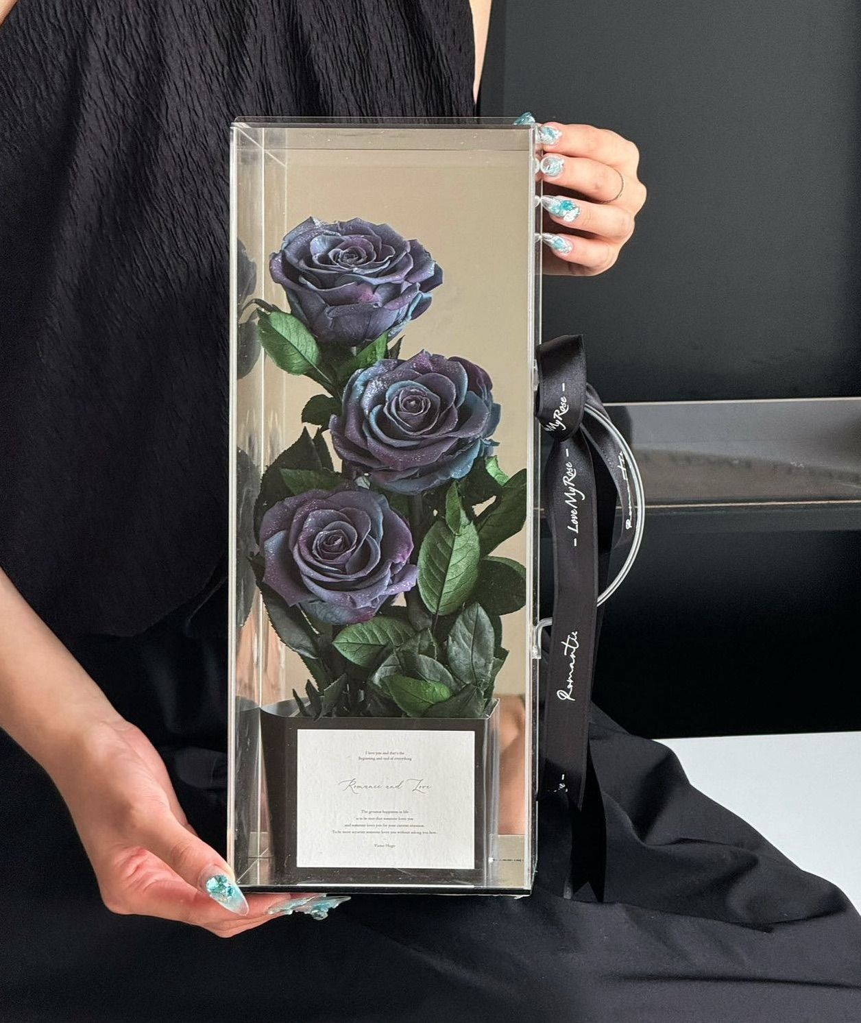 Preserved Rose - Carry My Love - Galaxy Rose
