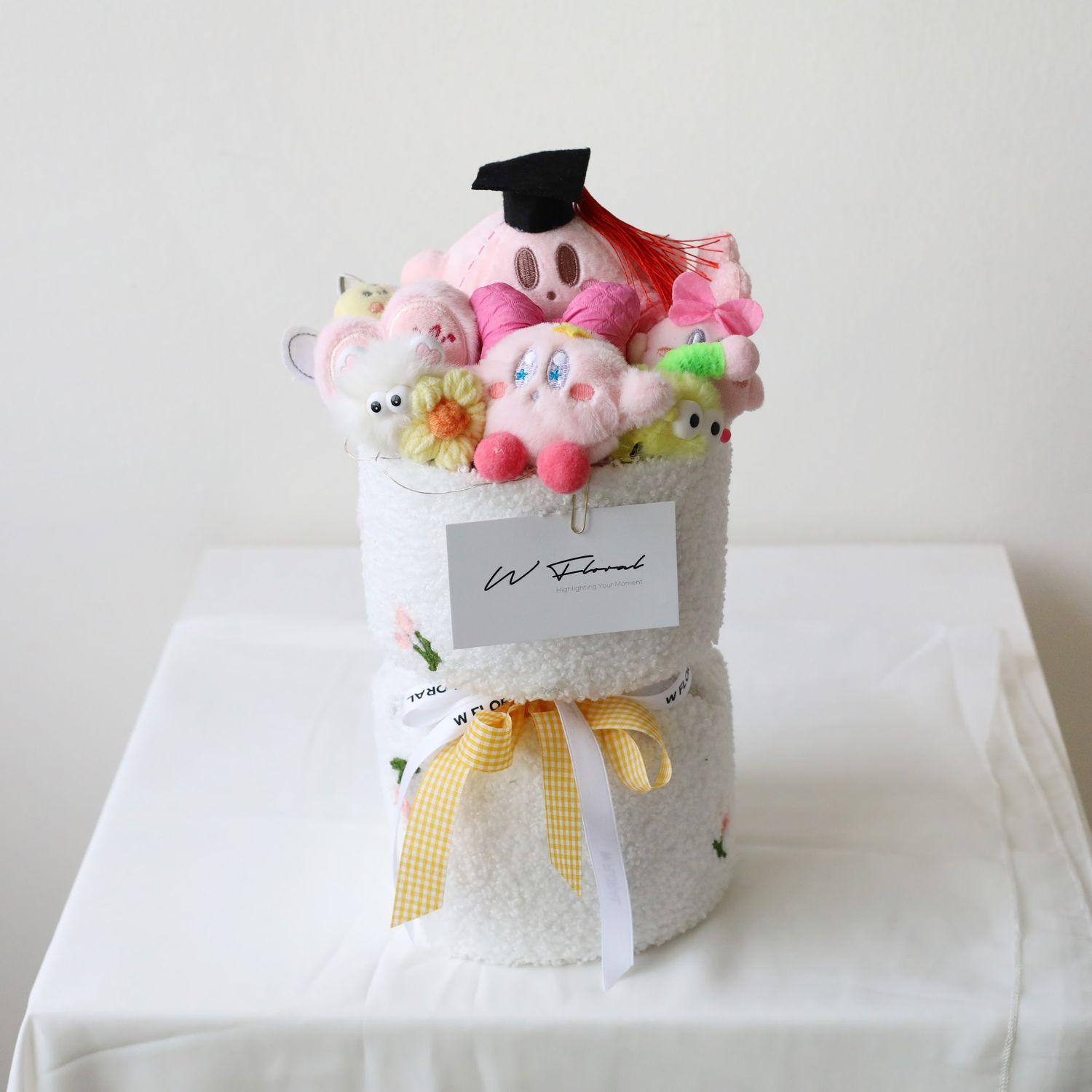 Kirby Plush Toy Bouquet – Graduation Edition - Small Kirby Plush Toy Bouquet – Graduation Edition - Small