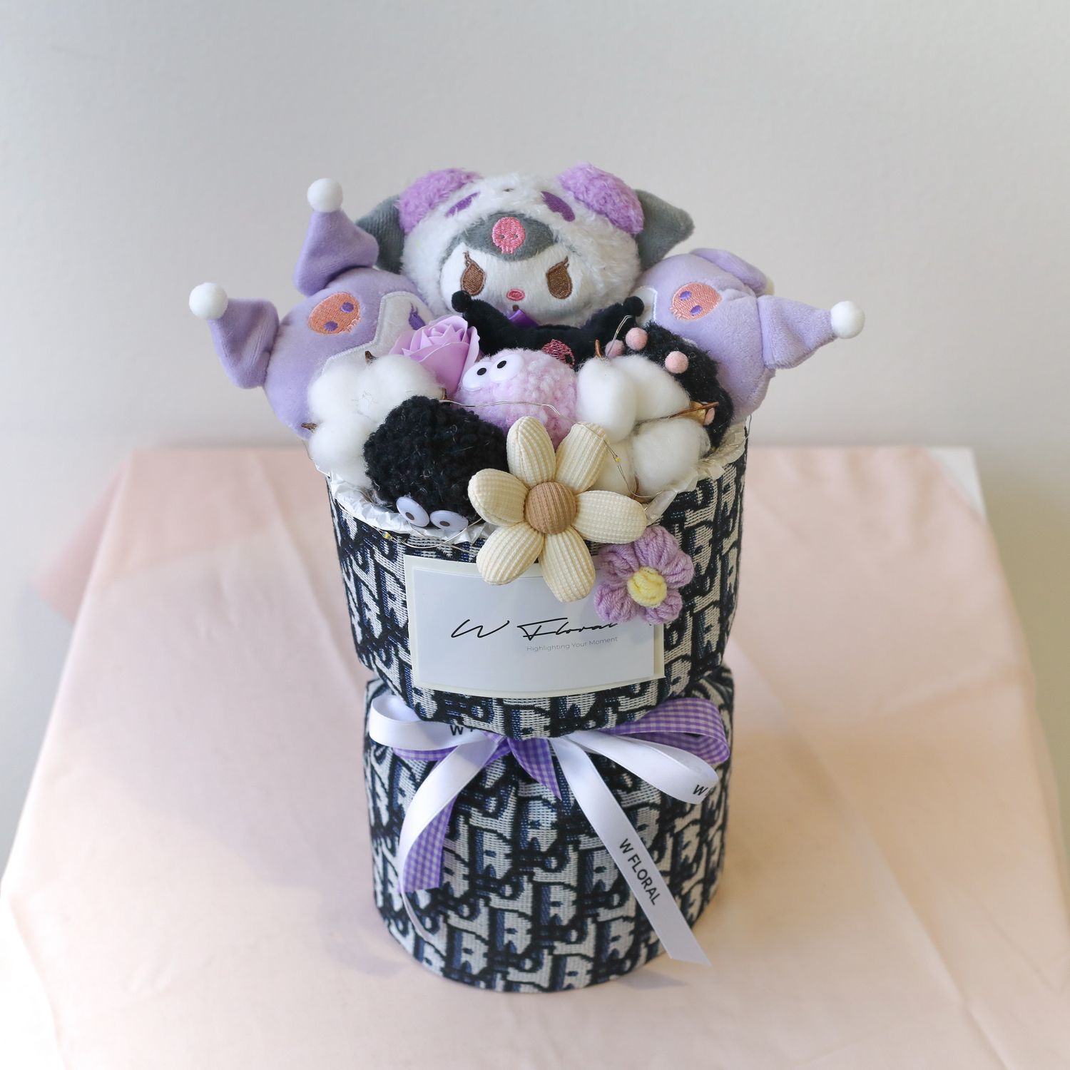 Plush Toy Bouquet –  Gothic Sweetheart Kuromi