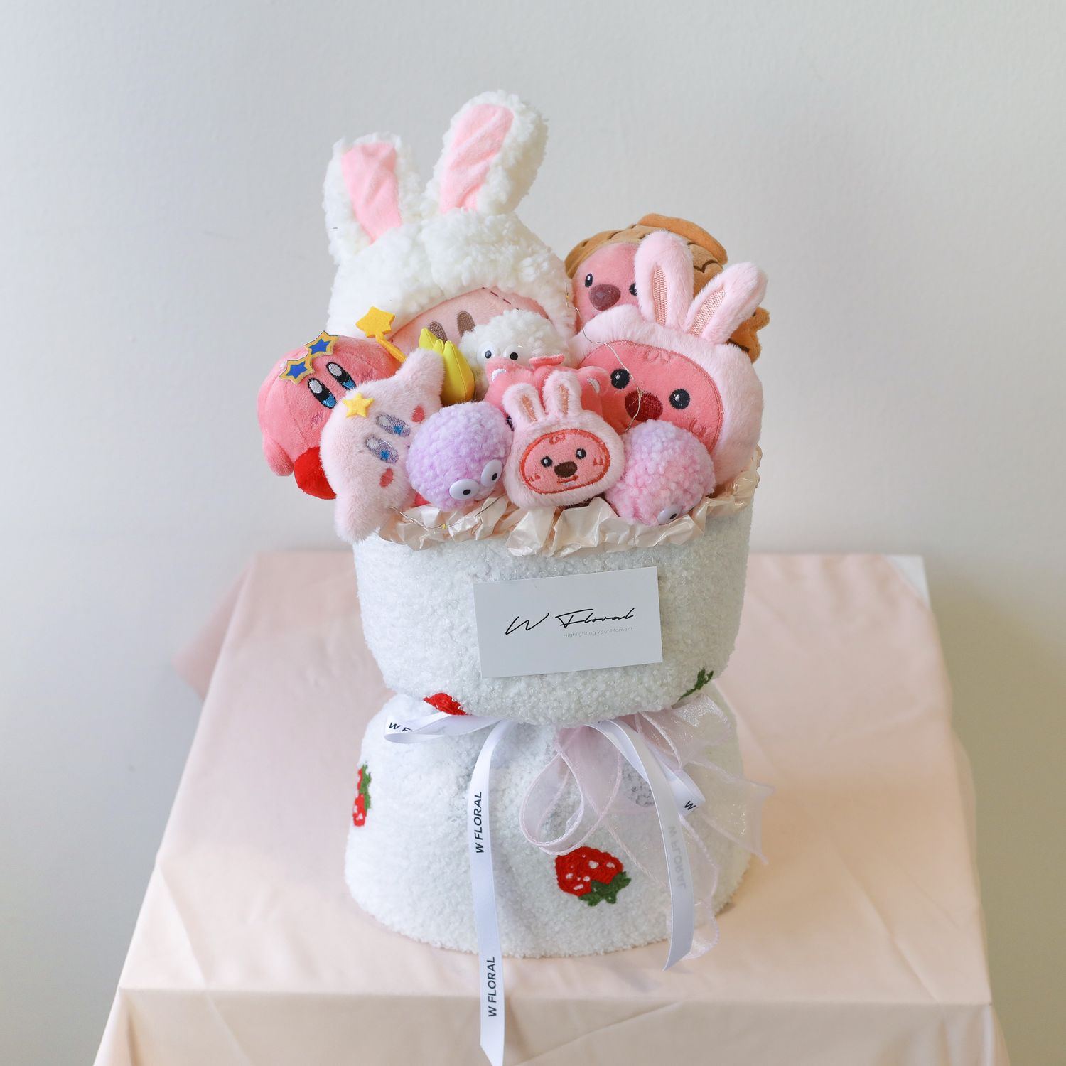 Plush Toy Bouquet – Kirby & Loopy Bunnyland - Large Plush Toy Bouquet – Kirby & Loopy Bunnyland - Large