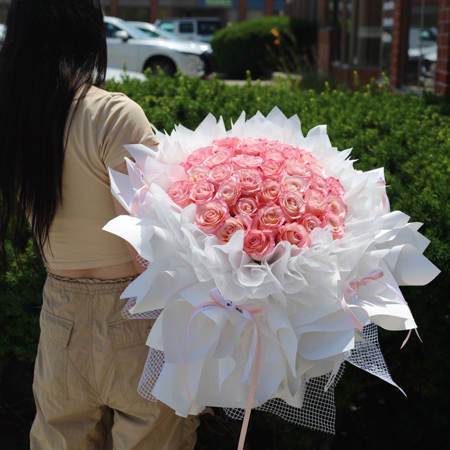 Ballet Round Bouquet Rhoslyn Rose