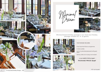 Minimal Dream Birthday Package | Toronto Birthday Decoration