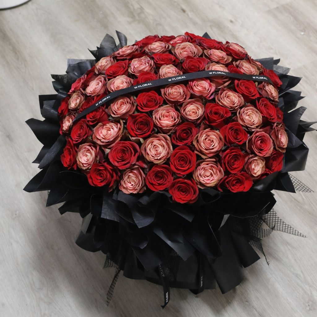Classic Round Bouquet - Velvet Chocolate - Valentine's Day 2026