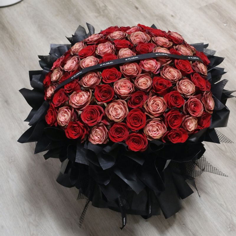 Classic Round Bouquet - Velvet Chocolate - Valentine's Day 2026