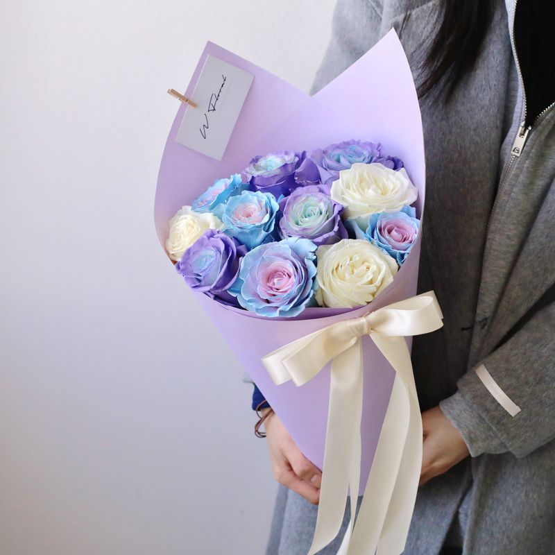 Ice Cream Cone Bouquet - Lavender Moonlight - Valentine's Day 2026