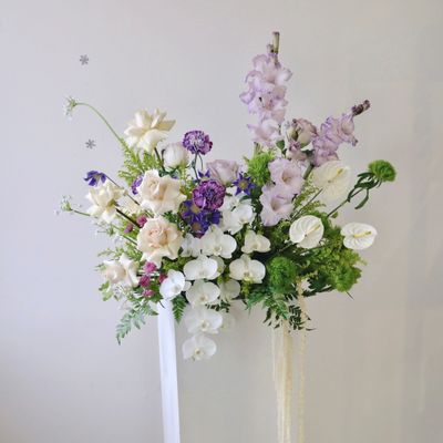 Romantic garden fresh flower arrangement Toronto
