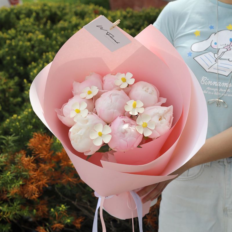Yukino Pink Peony Bouquet