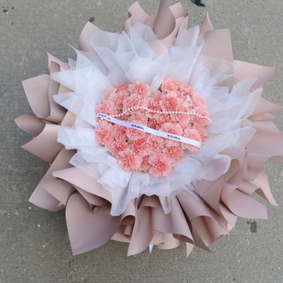 Classic Heart Carnation Bouquet
