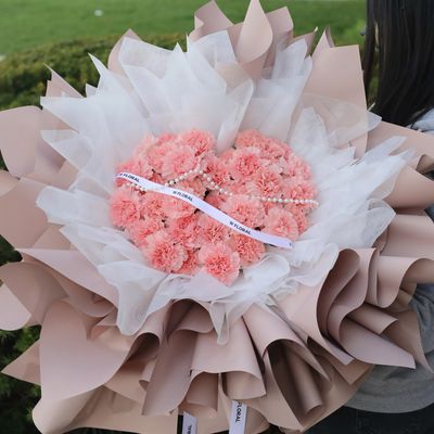Classic Heart Carnation Bouquet