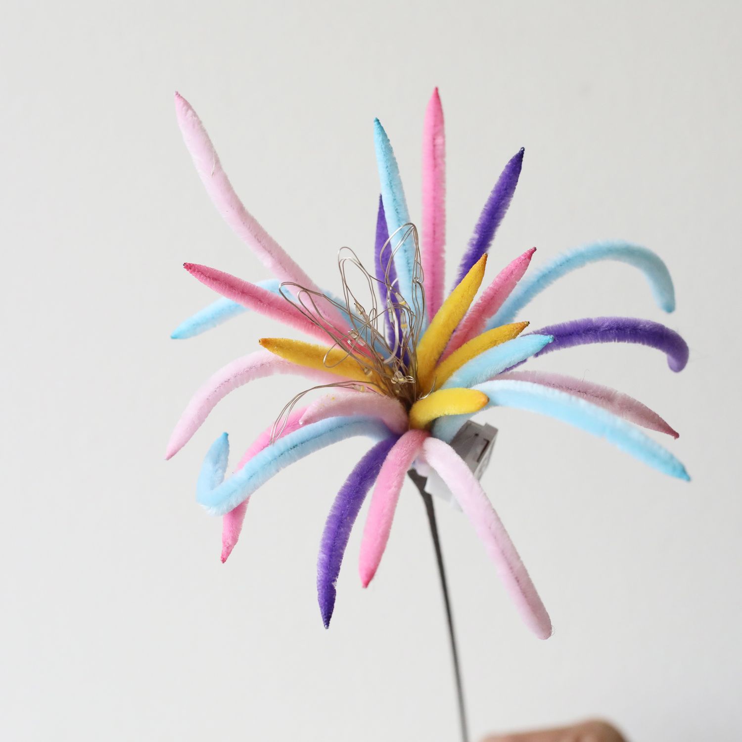 Colourful Firework Floral Pick