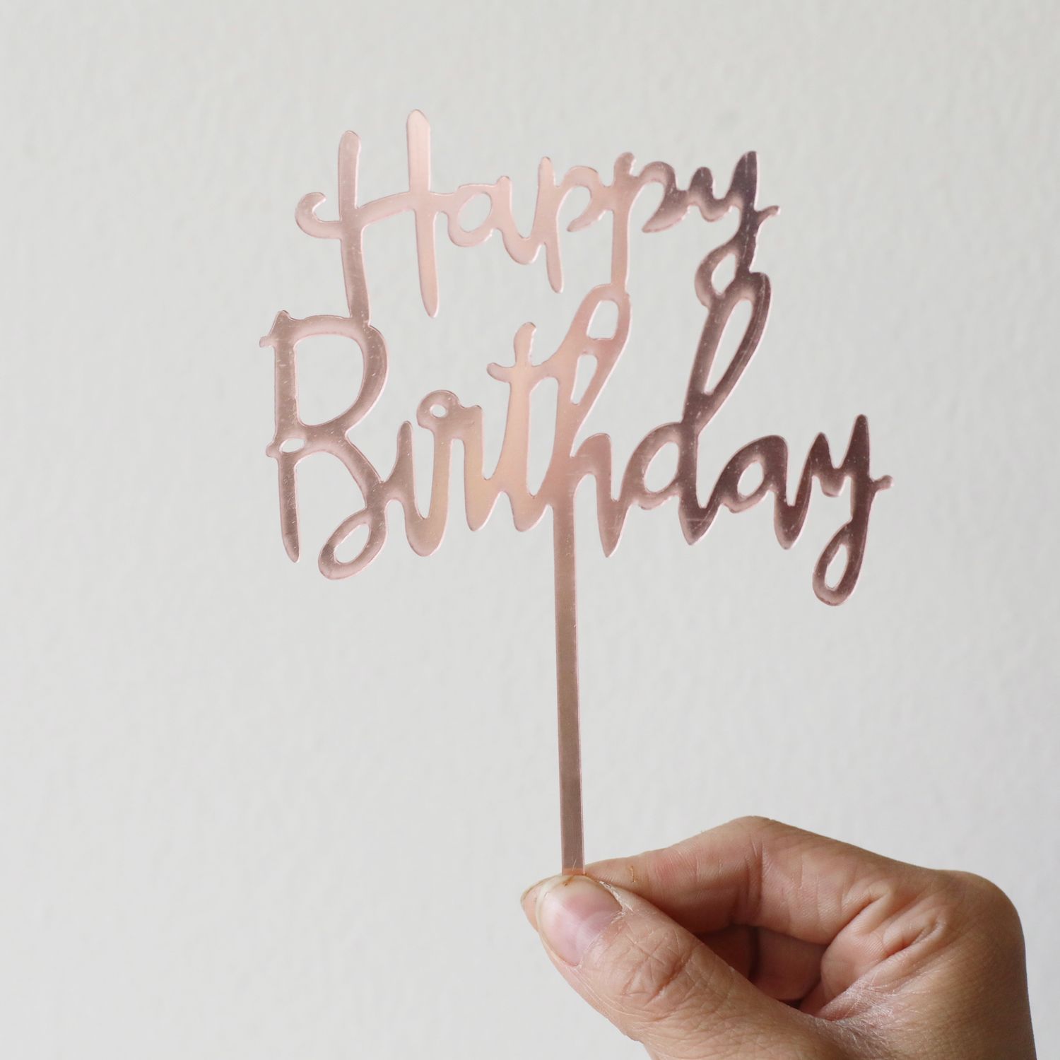 Happy Birthday Floral Pick