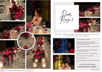 Floyd Rose Birthday Package - Luxe | Toronto Birthday Decoration