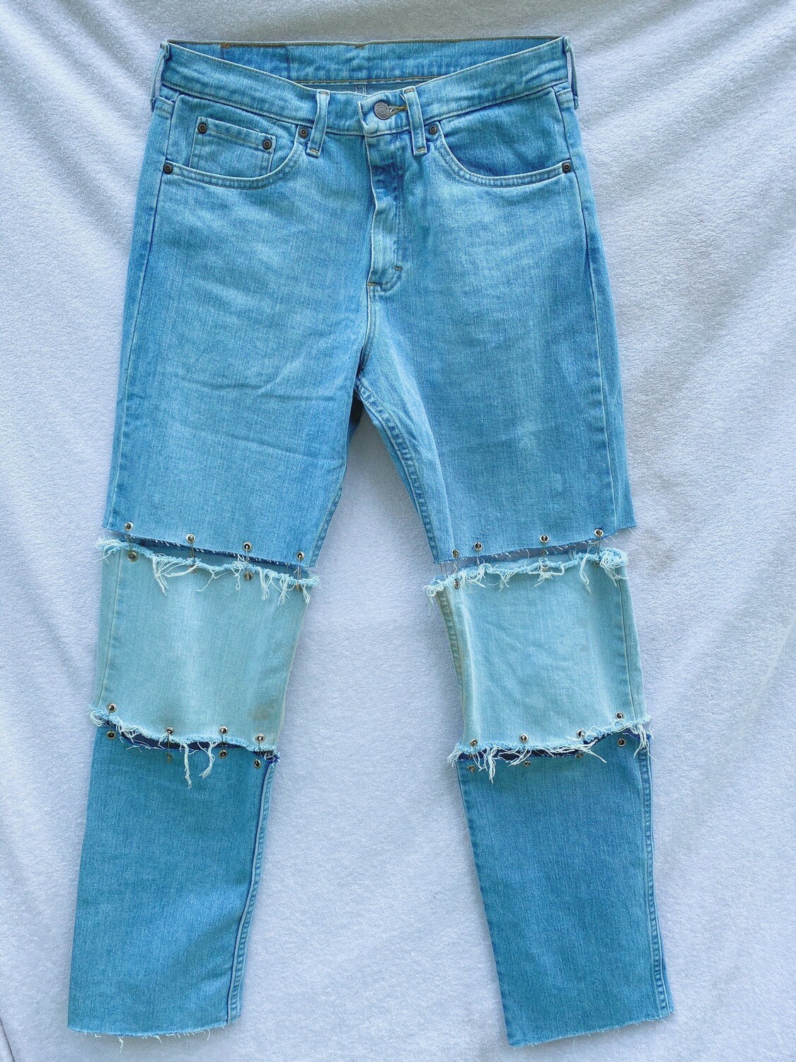 split personality jeans