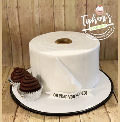 Oh Crap You’re Old (Toilet Paper Cake) Oh Crap You’re Old (Toilet Paper Cake)