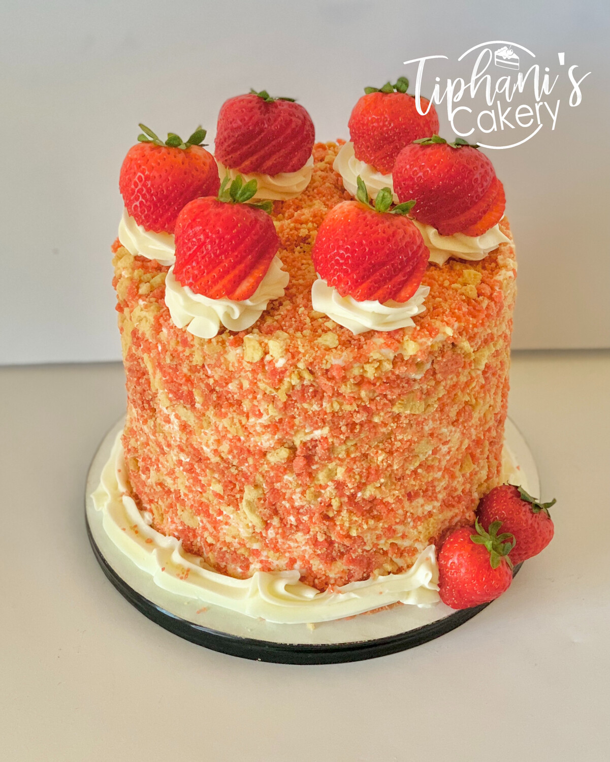 Strawberry “Cheesecake” Cake