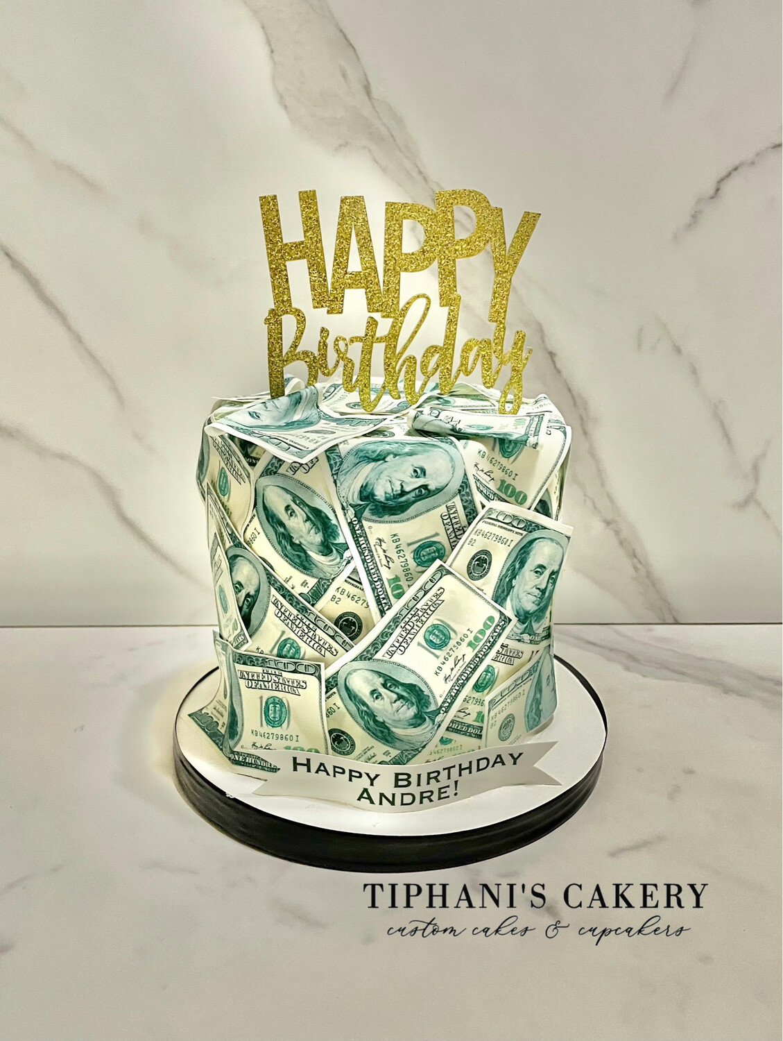 “Show Me The Money” Cake (Topper NOT Included)