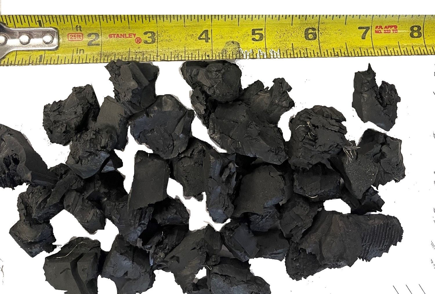 Ballistic Rubber  -  Premium Recycled Rubber Nuggets for Shooting Ranges