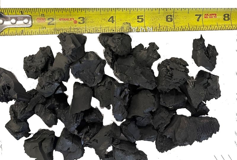 Ballistic Rubber  -  Premium Recycled Rubber Nuggets for Shooting Ranges