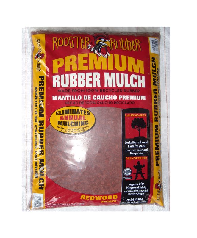 Standard Colors - .8 cuft (24lbs.) Premium Recycled Rubber Nuggets for Play Areas and Landscapes.