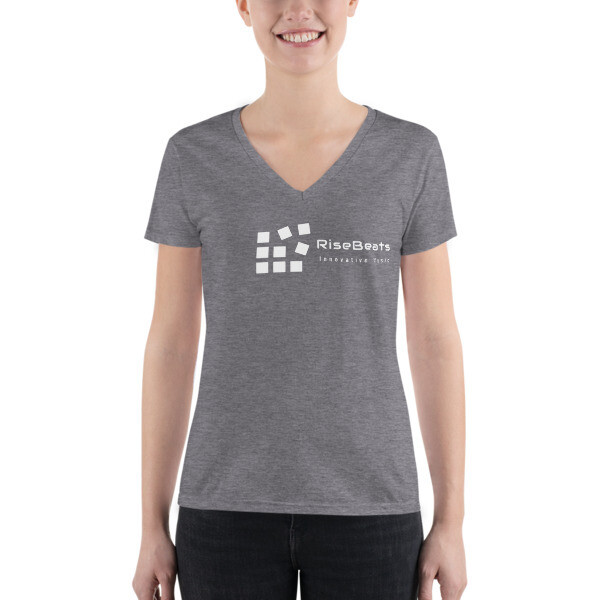 Women&#39;s Fashion Deep V-neck Tee