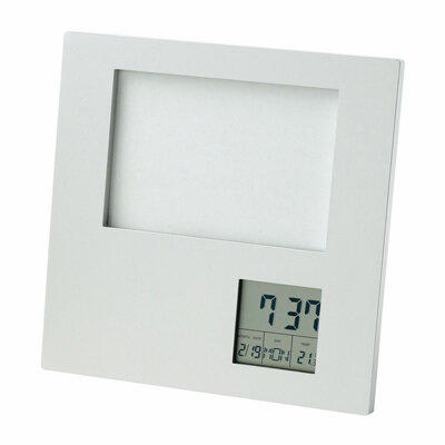 Photo Frame with Clock| Date| Temperature