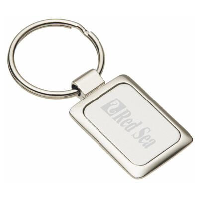 Accent Rectangular Keyring