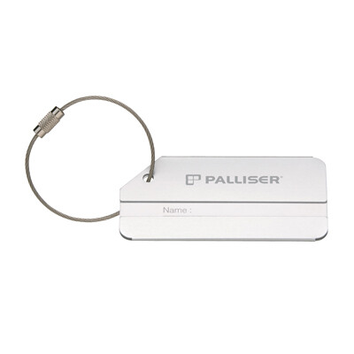 Brushed Aluminium Luggage Tag