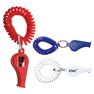 Whistle Coil Keychain