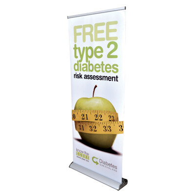 The Deluxe 850mm Roll Up Banner