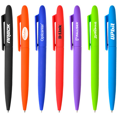 Rubberised Twister Pen