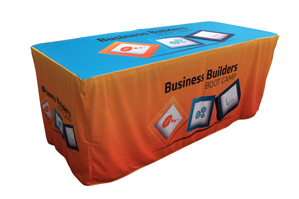 Sublimated Custom Print Table Cloth Square Fit INDENT