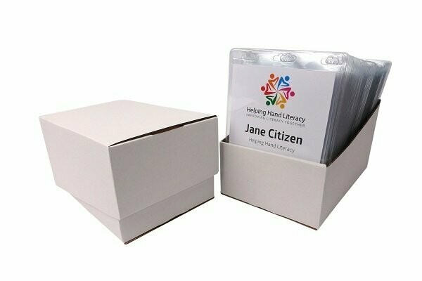 Name Tag Holder A6 Registration Box