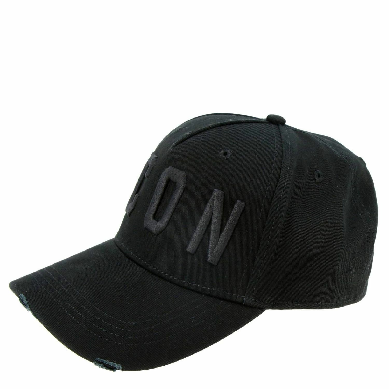 CAPPELLO BASEBALL DSQUARED2 ICON UNISEX TOTAL BLACK
