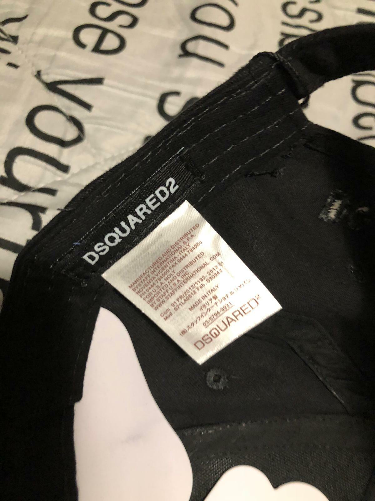 CAPPELLO BASEBALL DSQUARED2 ICON UNISEX TOTAL BLACK