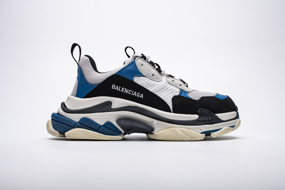 SNEAKERS BALENCIAGA TRIPLE S BIANCO/NERO/BLU