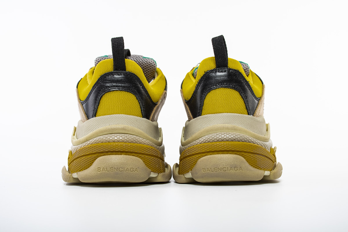 SNEAKERS BALENCIAGA TRIPLE S VERDE/GIALLO