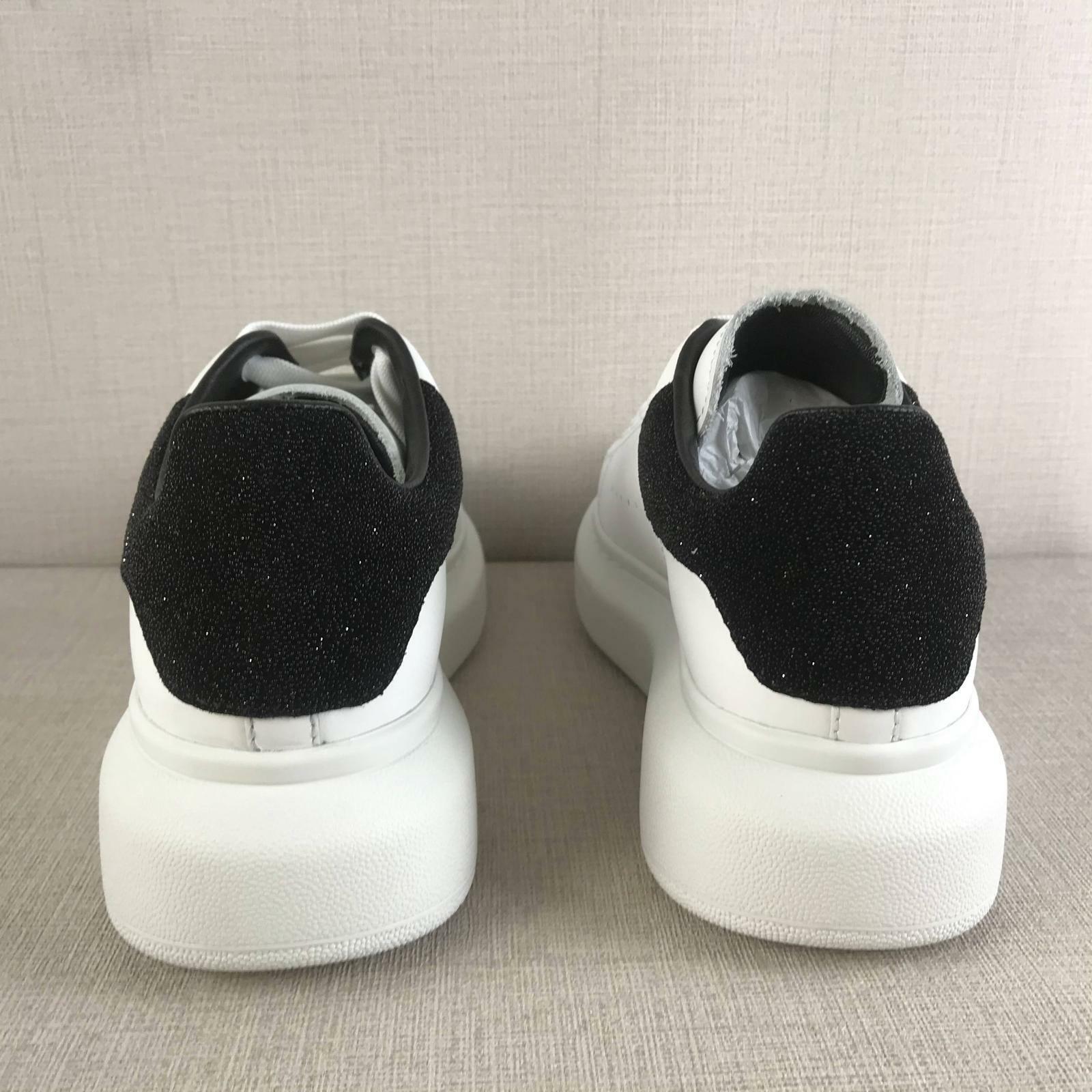 SNEAKERS ALEXANDER MCQUEEN OVERSIZE NERO RETRO GLITTER