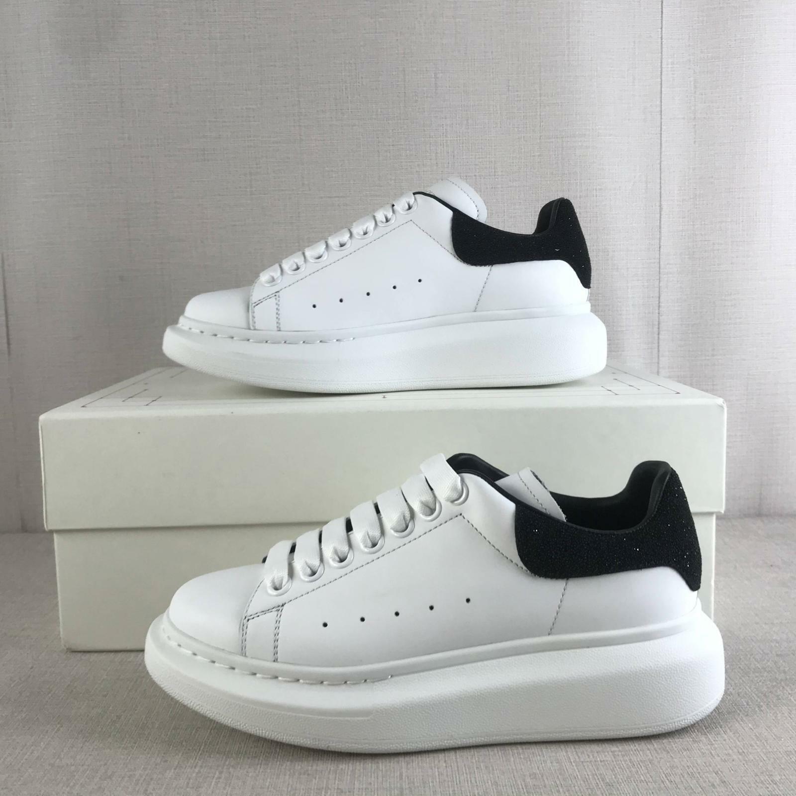 SNEAKERS ALEXANDER MCQUEEN OVERSIZE NERO RETRO GLITTER