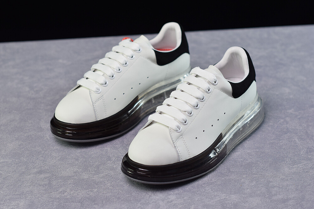 Alexander McQueen Continuativa sneakers oversize bianche e trasparenti -  604232WHX989000
